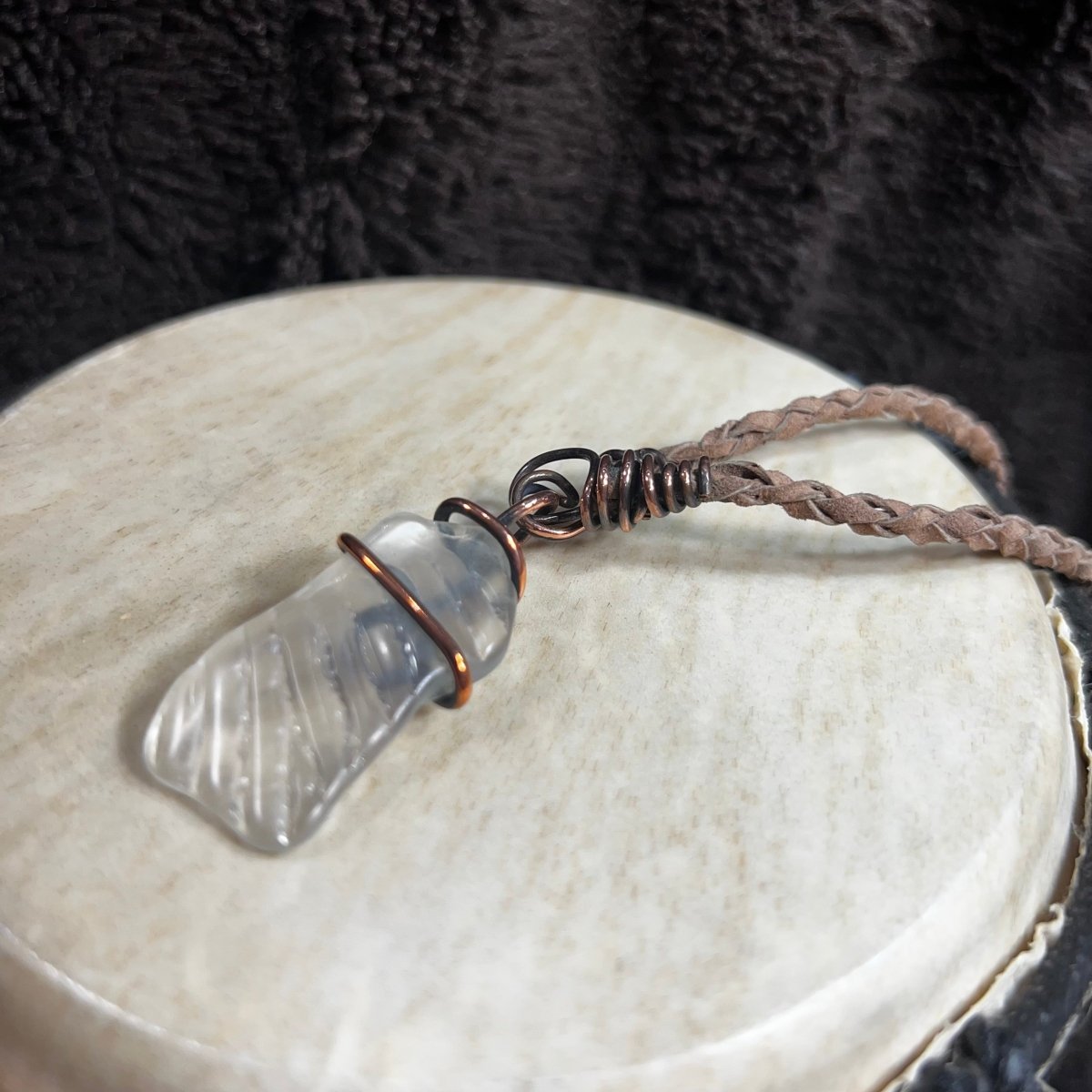 Bay of Fundy Beach Glass Necklace - Mother Of Metal - beach glass - Copper - For Her - Necklaces