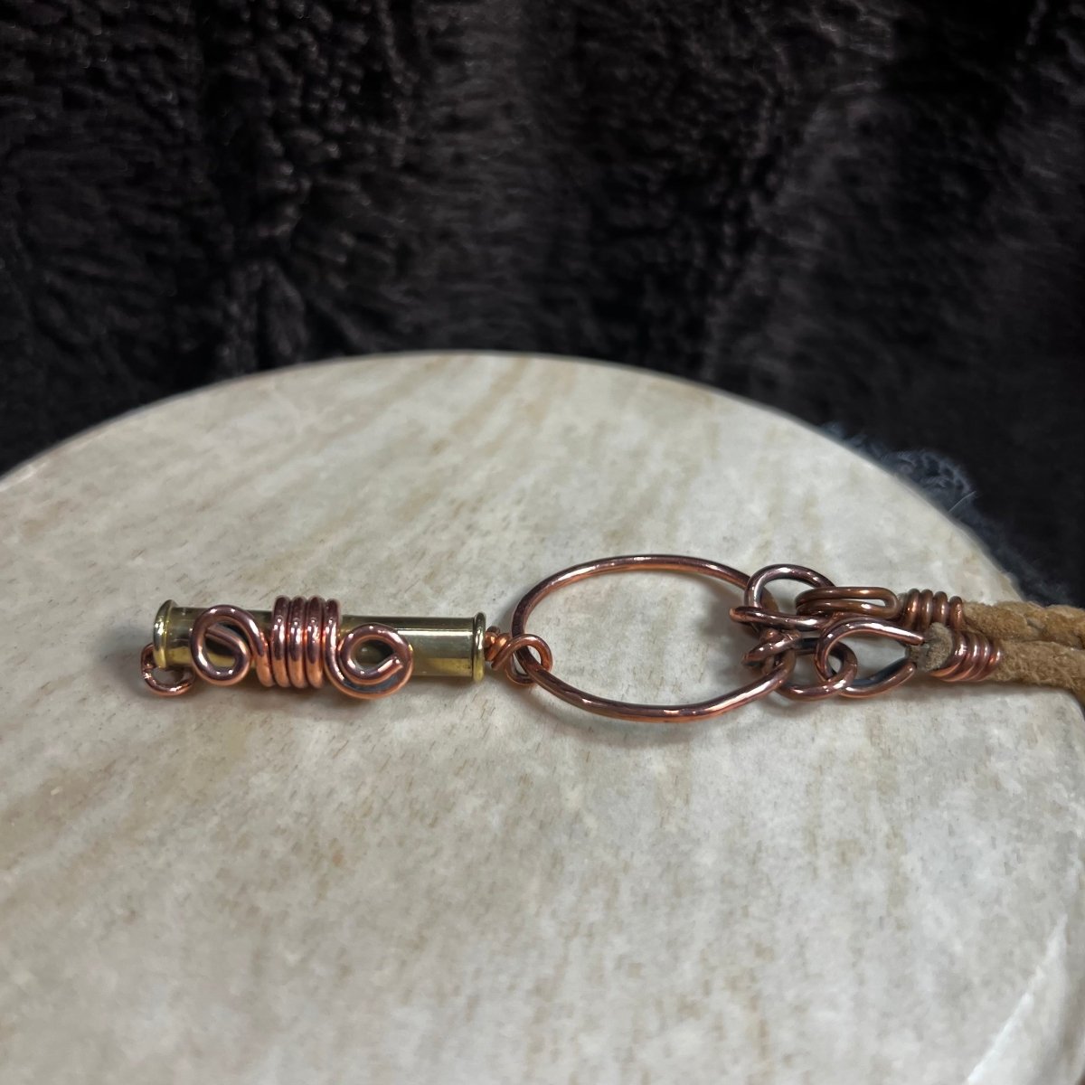 Catch 22 Necklace - Mother Of Metal - brass - Copper - For Her - Necklaces