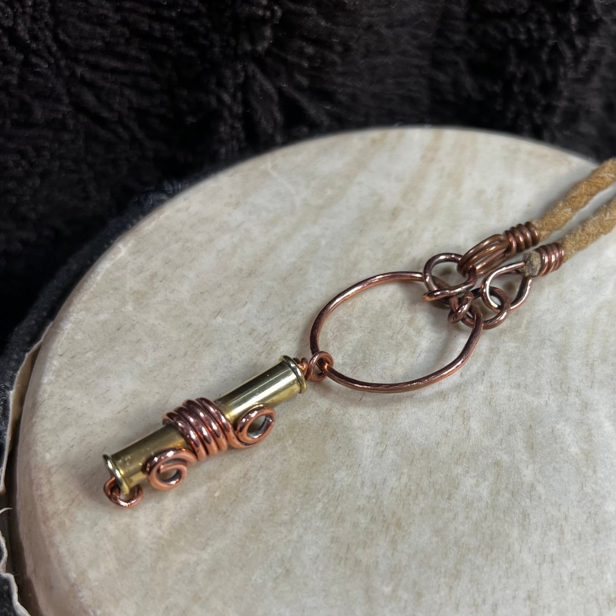 Catch 22 Necklace - Mother Of Metal - brass - Copper - For Her - Necklaces