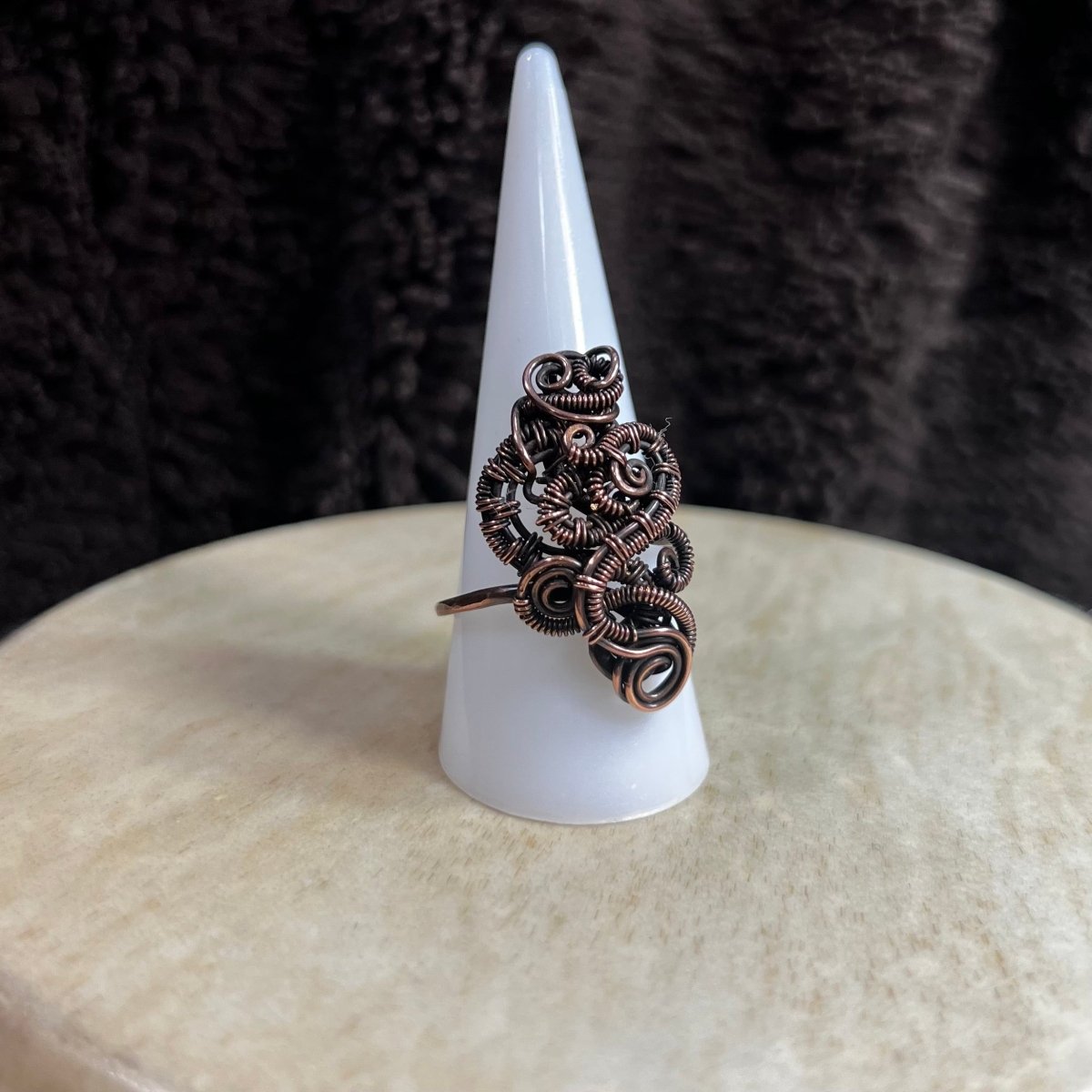 Copper Snaked Coils Ring - Mother Of Metal - Copper - For Her - For Him - Rings