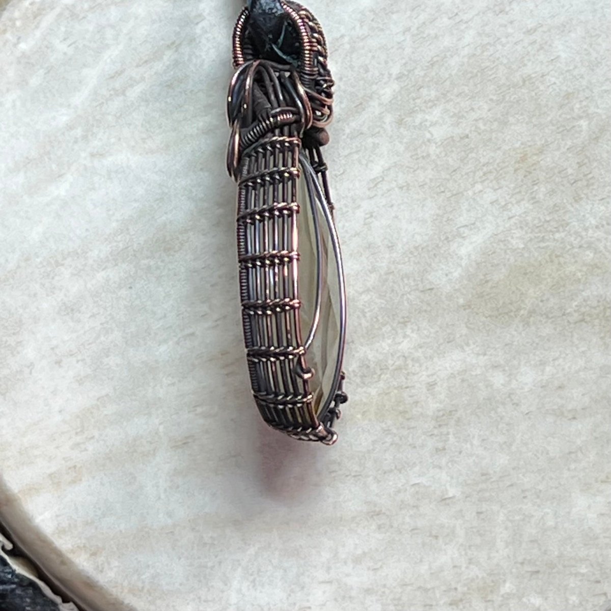 Golden Healer Hematoid Quartz Necklace - Mother Of Metal - Copper - For Her - For Him - Necklaces