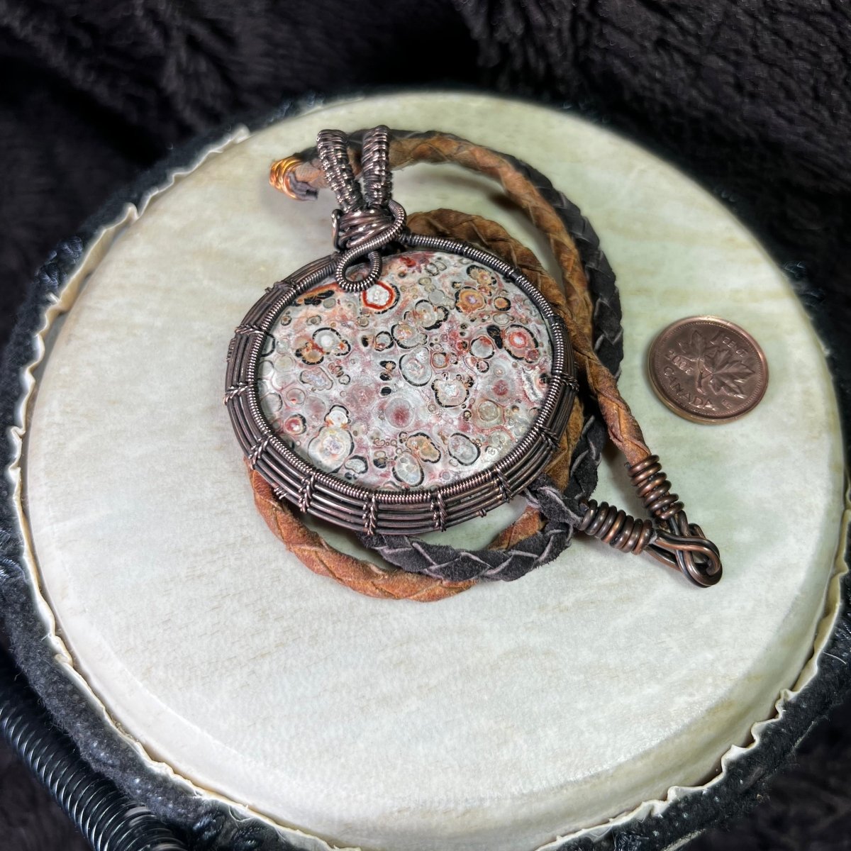 Leopardskin Jasper Pendant - Mother Of Metal - For Her - For Him - For Necks - Charms & Pendants