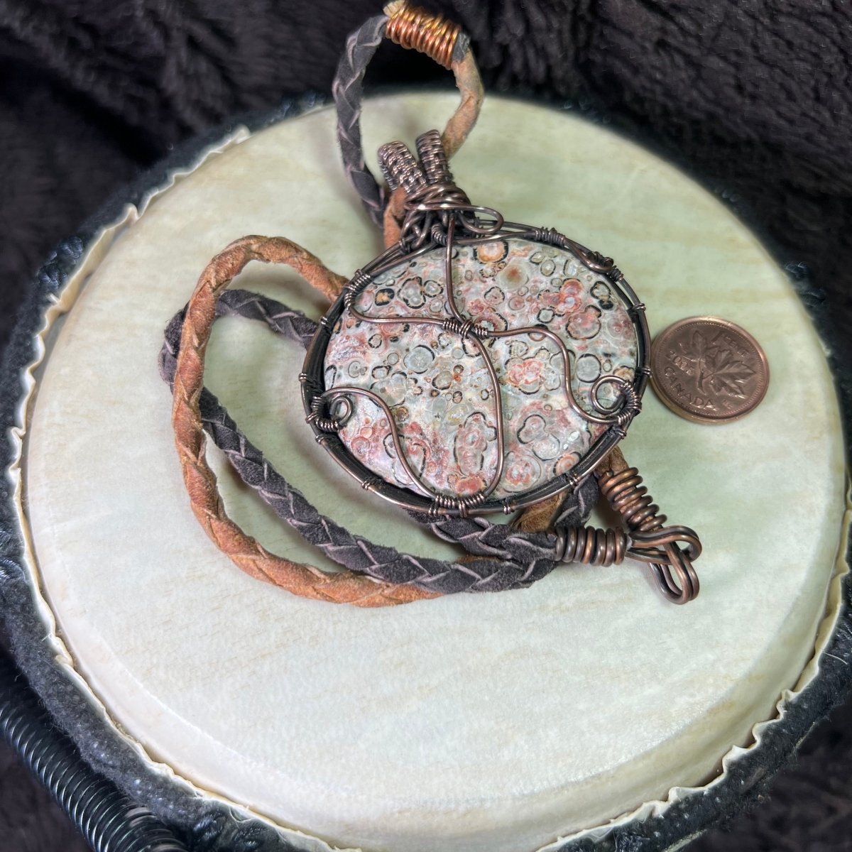Leopardskin Jasper Pendant - Mother Of Metal - For Her - For Him - For Necks - Charms & Pendants