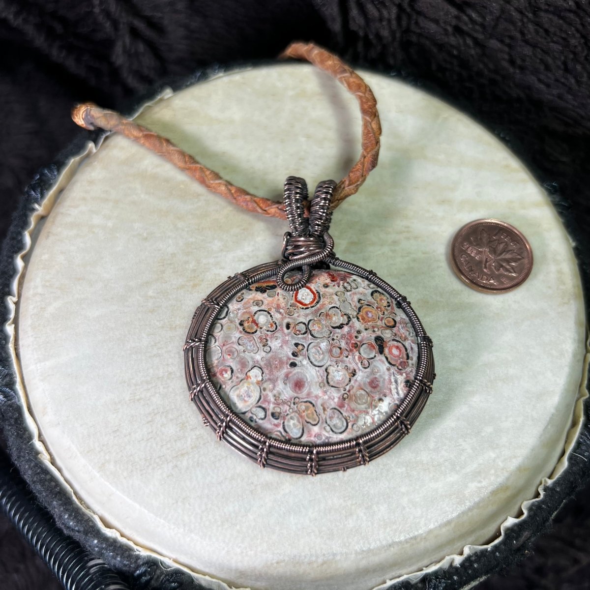 Leopardskin Jasper Pendant - Mother Of Metal - For Her - For Him - For Necks - Charms & Pendants