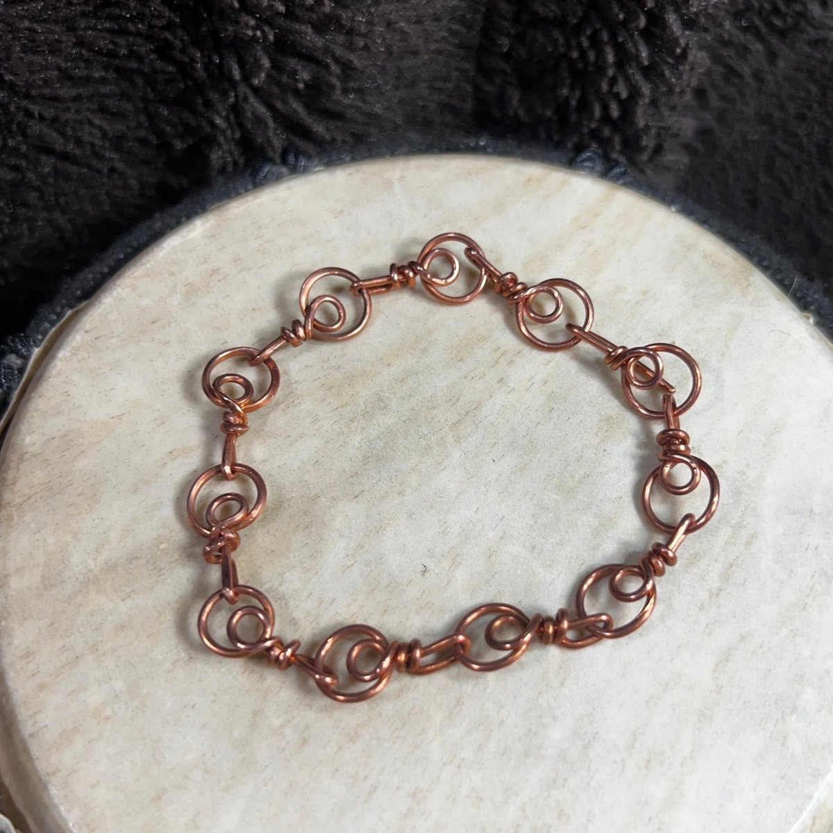 Lolly Loops Reclaimed Copper Link Bracelet - Mother Of Metal - Copper - For Her - For Him - Chain Links