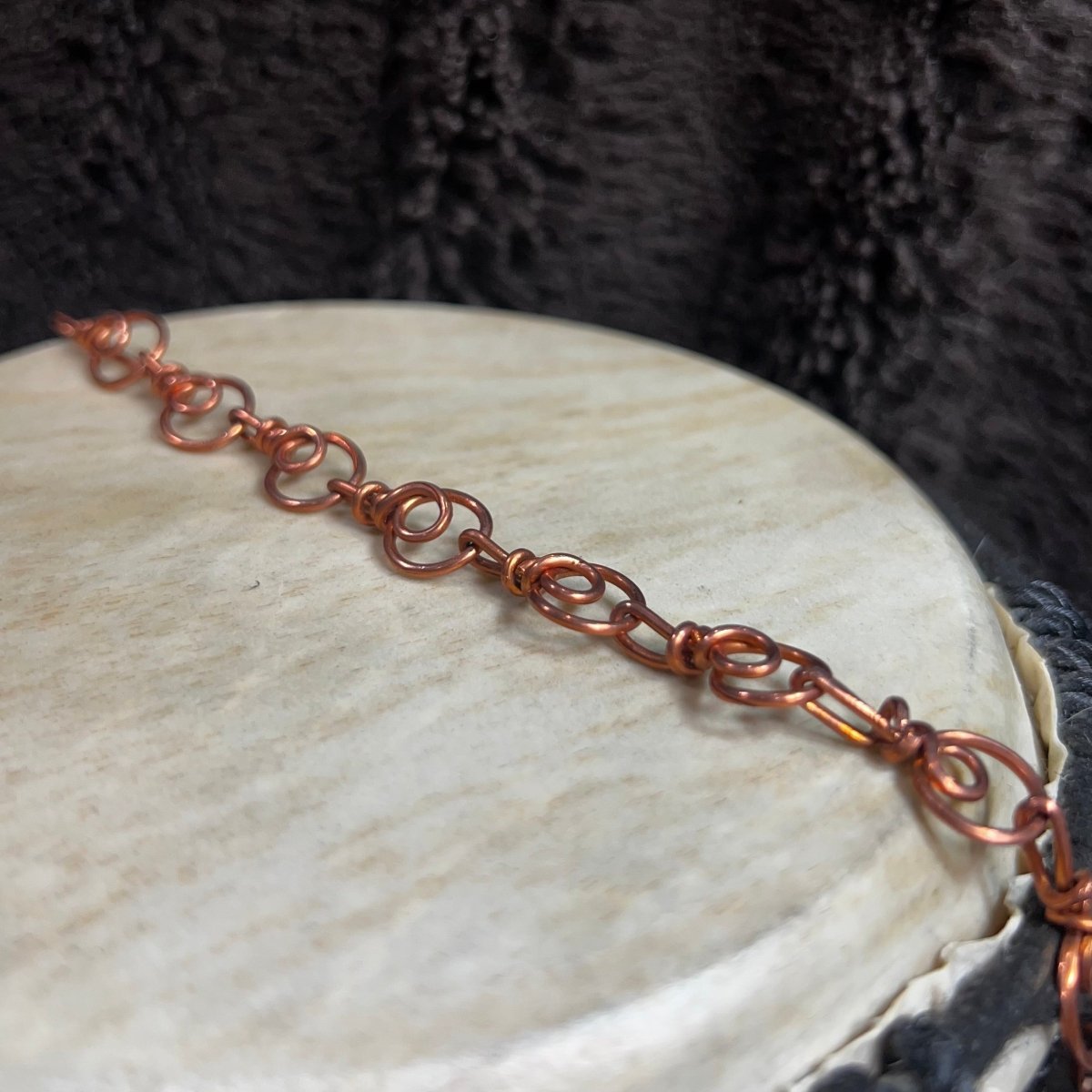 Lolly Loops Reclaimed Copper Link Bracelet - Mother Of Metal - Copper - For Her - For Him - Chain Links