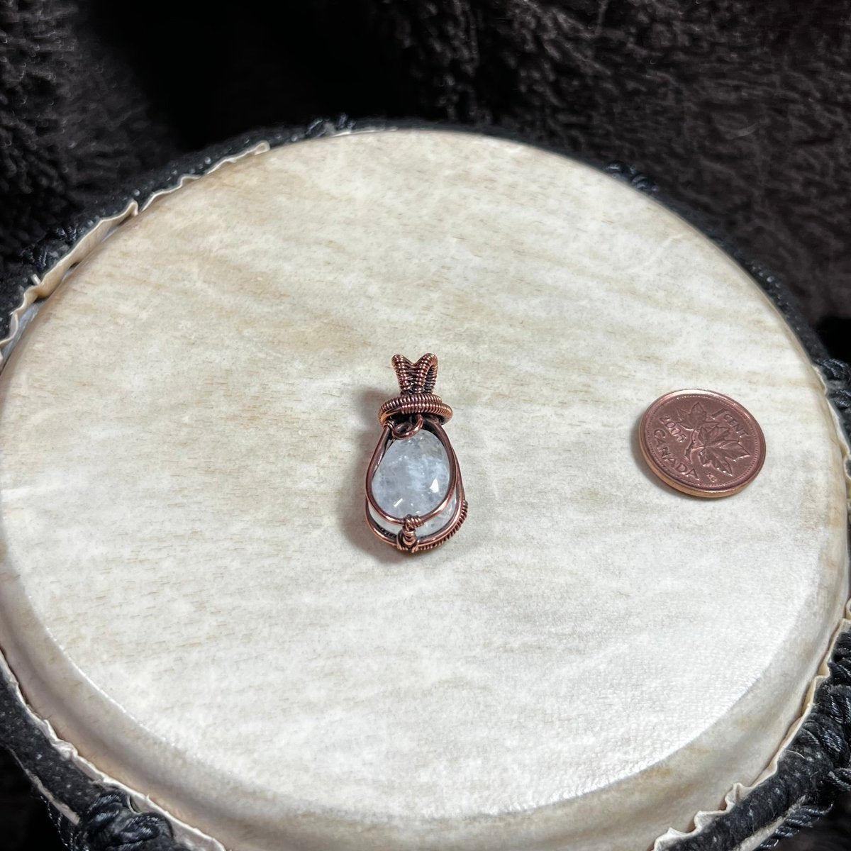 Rainbow Moonstone Pendant - Mother Of Metal - Copper - For Necks - moonstone - Charms & Pendants