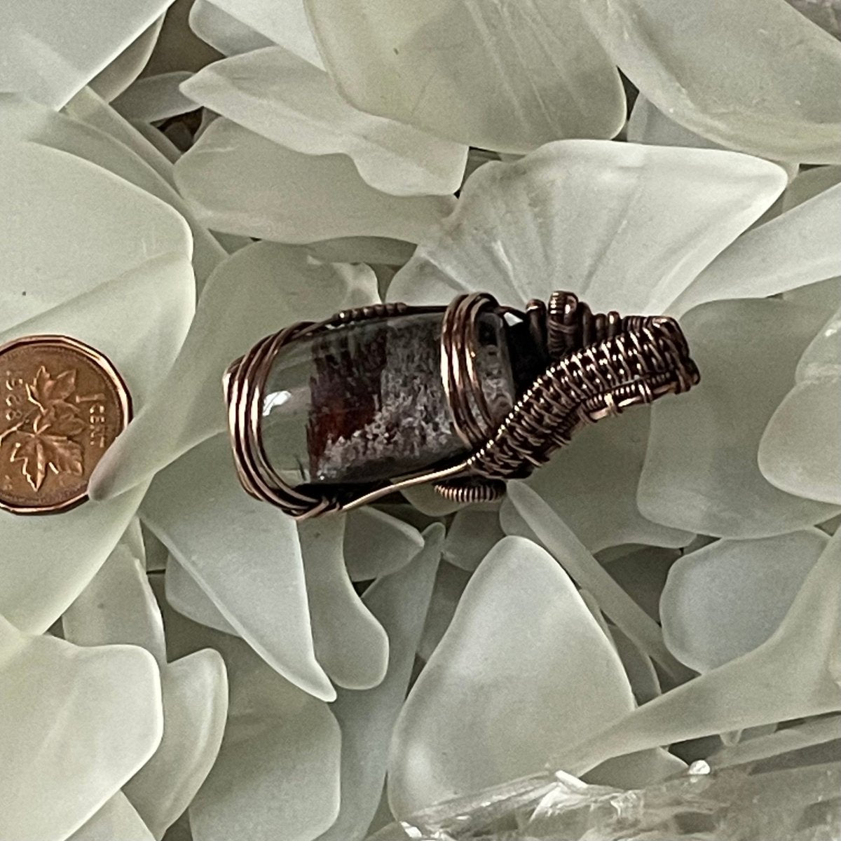 Garden Quartz Pendant - Mother Of Metal - Copper - For Her - For Him-