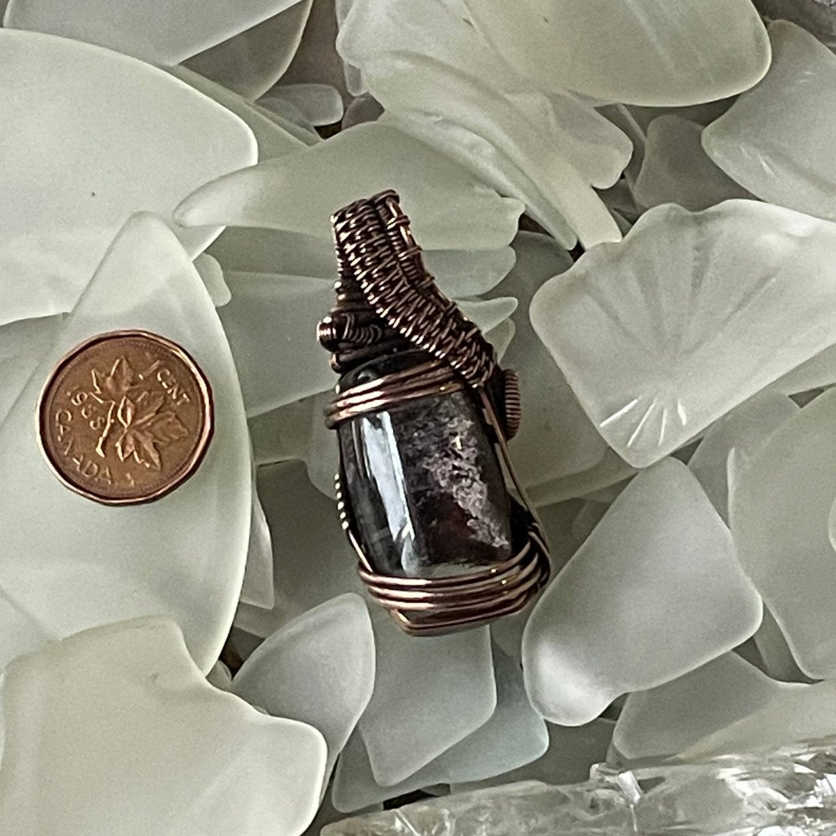 Garden Quartz Pendant - Mother Of Metal - Copper - For Her - For Him-