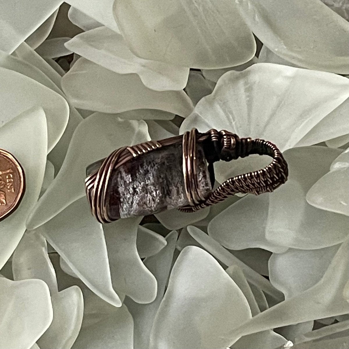 Garden Quartz Pendant - Mother Of Metal - Copper - For Her - For Him-