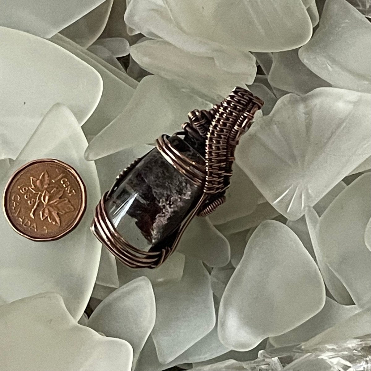 Garden Quartz Pendant - Mother Of Metal - Copper - For Her - For Him-