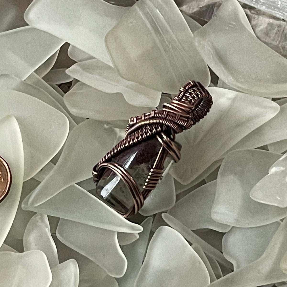 Garden Quartz Pendant - Mother Of Metal - Copper - For Her - For Him-