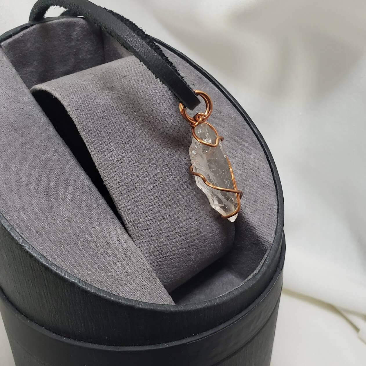 Lemurian Light Crystal Pendant - Mother Of Metal - For Her - For Him - For Necks-Charms & Pendants