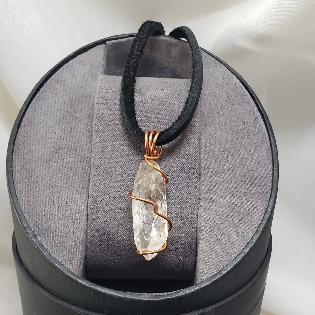 Lemurian Light Crystal Pendant - Mother Of Metal - For Her - For Him - For Necks-Charms & Pendants