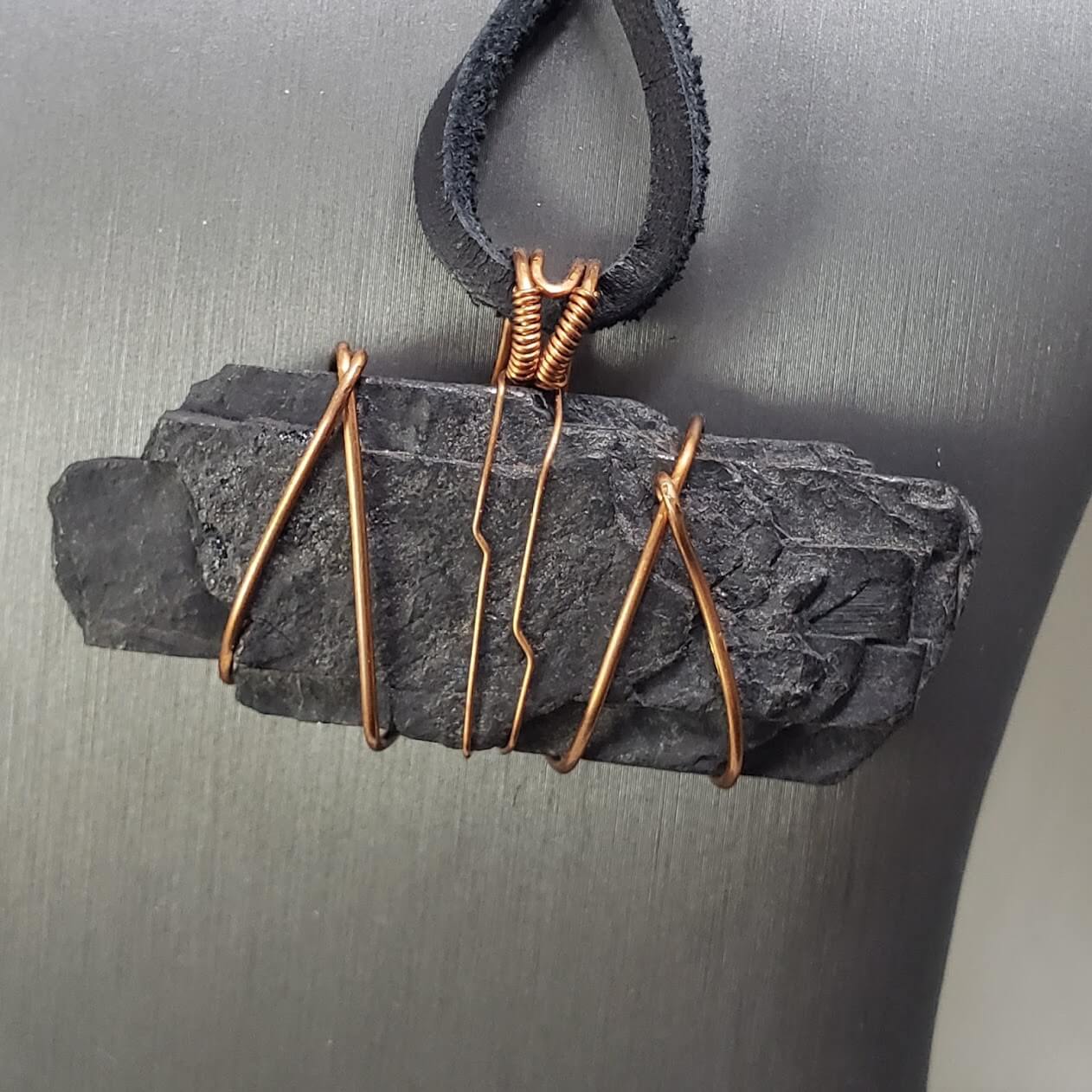 Petrified Wood Necklace - Mother Of Metal - Bay of Fundy Collection - For Her - For Him-Necklaces