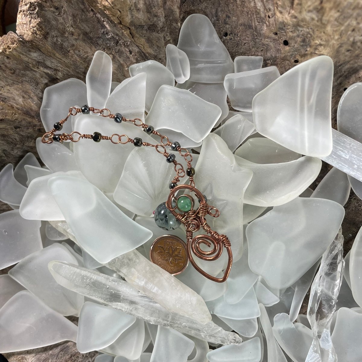 Spiral Goddess Pendulum - Mother Of Metal - Copper - For Function - For Home-Pendulums