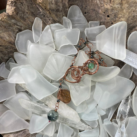 Spiral Goddess Pendulum - Mother Of Metal - Copper - For Function - For Home-Pendulums