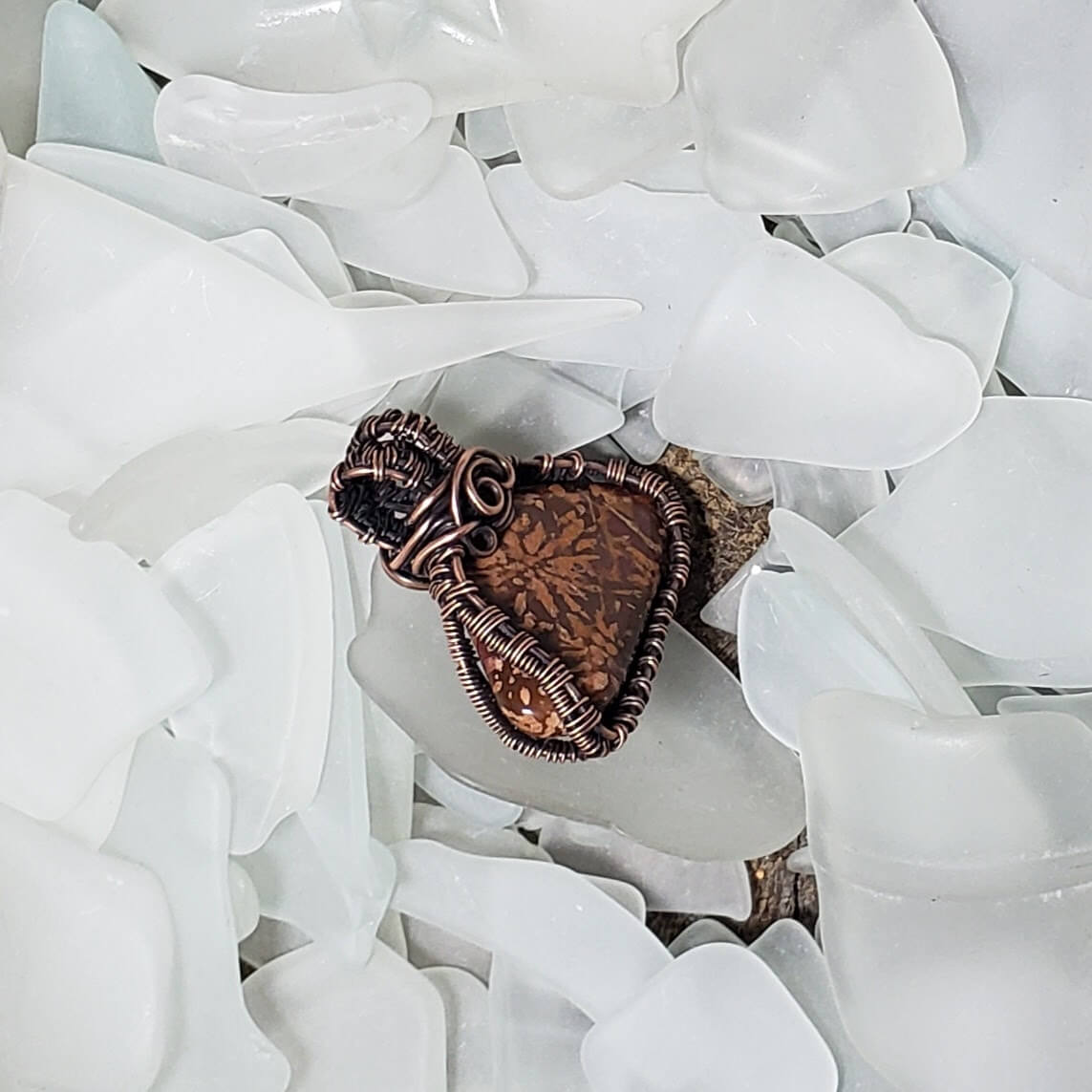 Starburst Jasper Pendant - Mother Of Metal - For Her - For Him - For Necks-Charms & Pendants