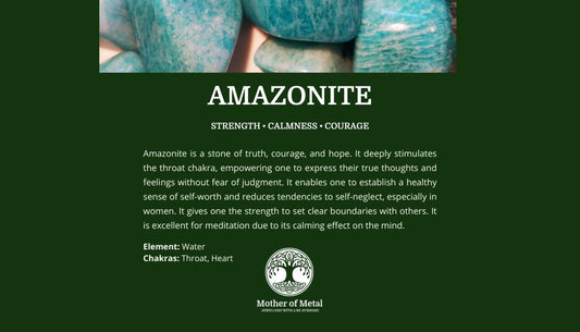 All About Amazonite! - Mother Of Metal