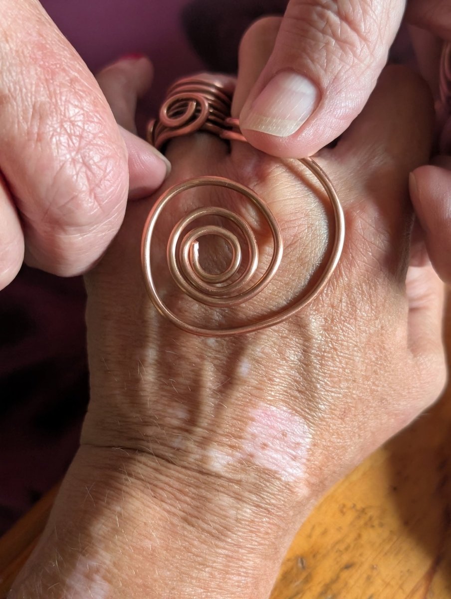 Palm Portals - Mother Of Metal - Copper - For Her - For Him - Rings