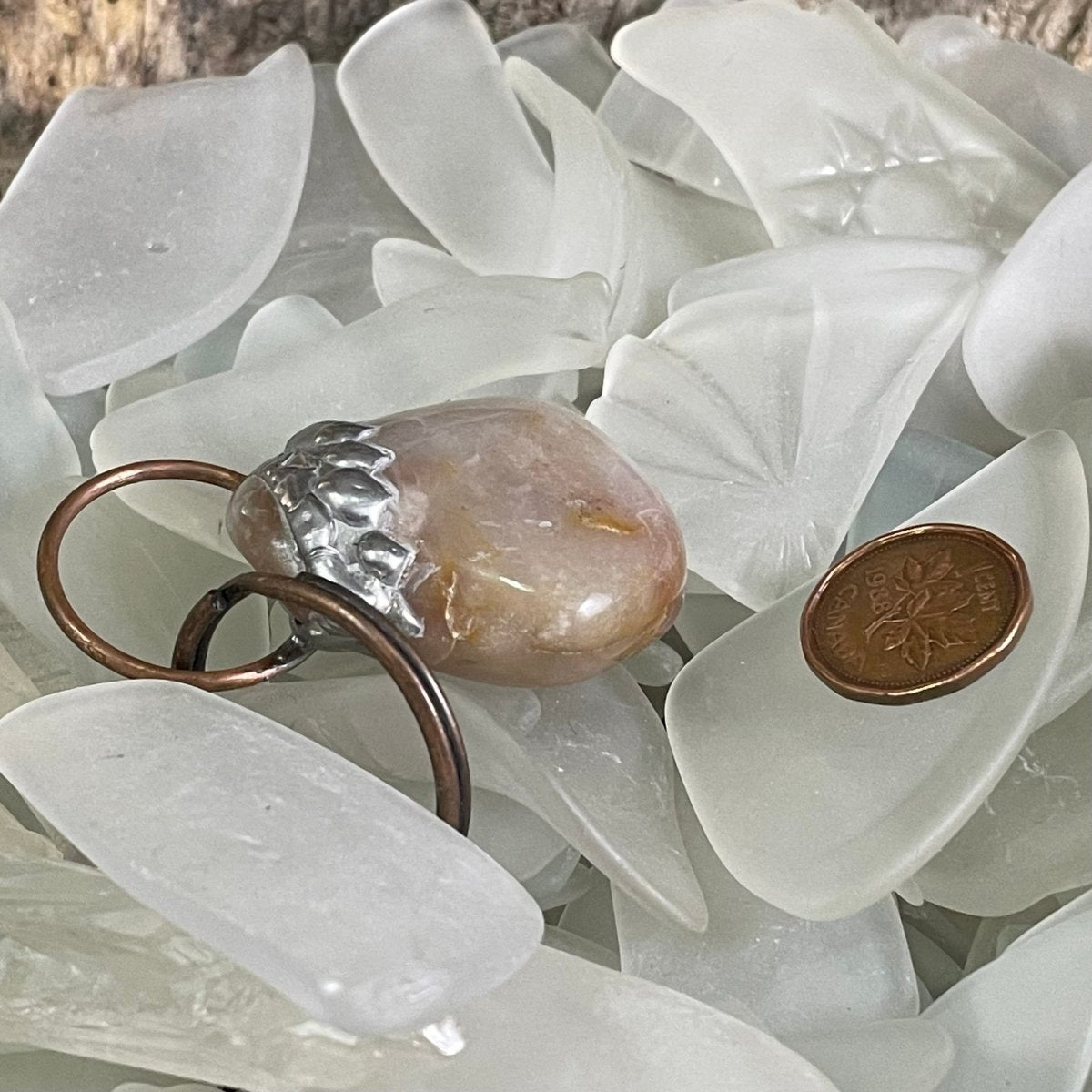 Bay of Fundy Quartz Keychain Pendant - Mother Of Metal - Bay of Fundy Collection - Bay of Fundy Quartz - For Home