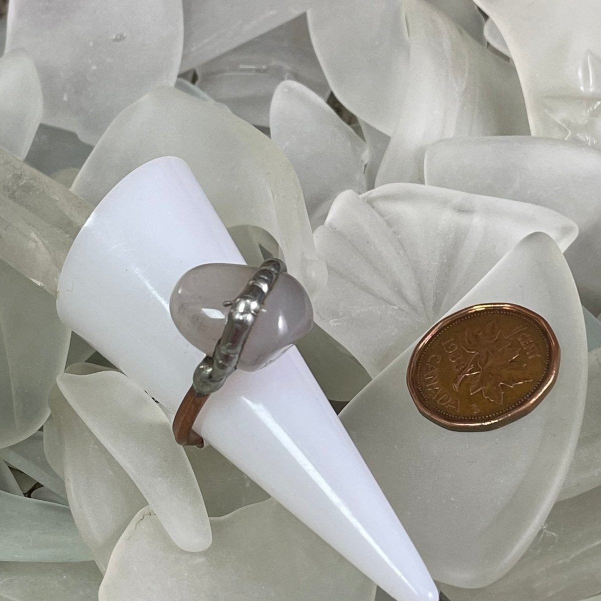 Bay of Fundy Quartz Ring size 7 - Mother Of Metal - Bay of Fundy Collection - Bay of Fundy Quartz - Copper
