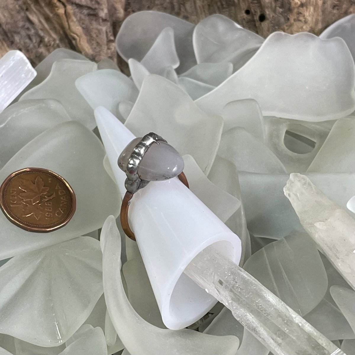 Bay of Fundy Quartz Ring size 7 - Mother Of Metal - Bay of Fundy Collection - Bay of Fundy Quartz - Copper