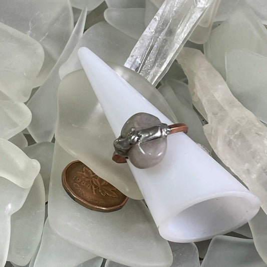 Bay of Fundy Quartz Ring size 7.5 - Mother Of Metal - Bay of Fundy Collection - Bay of Fundy Quartz - For Fingers-Rings