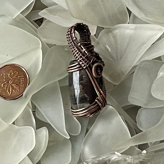 Garden Quartz Pendant - Mother Of Metal - Copper - For Her - For Him-