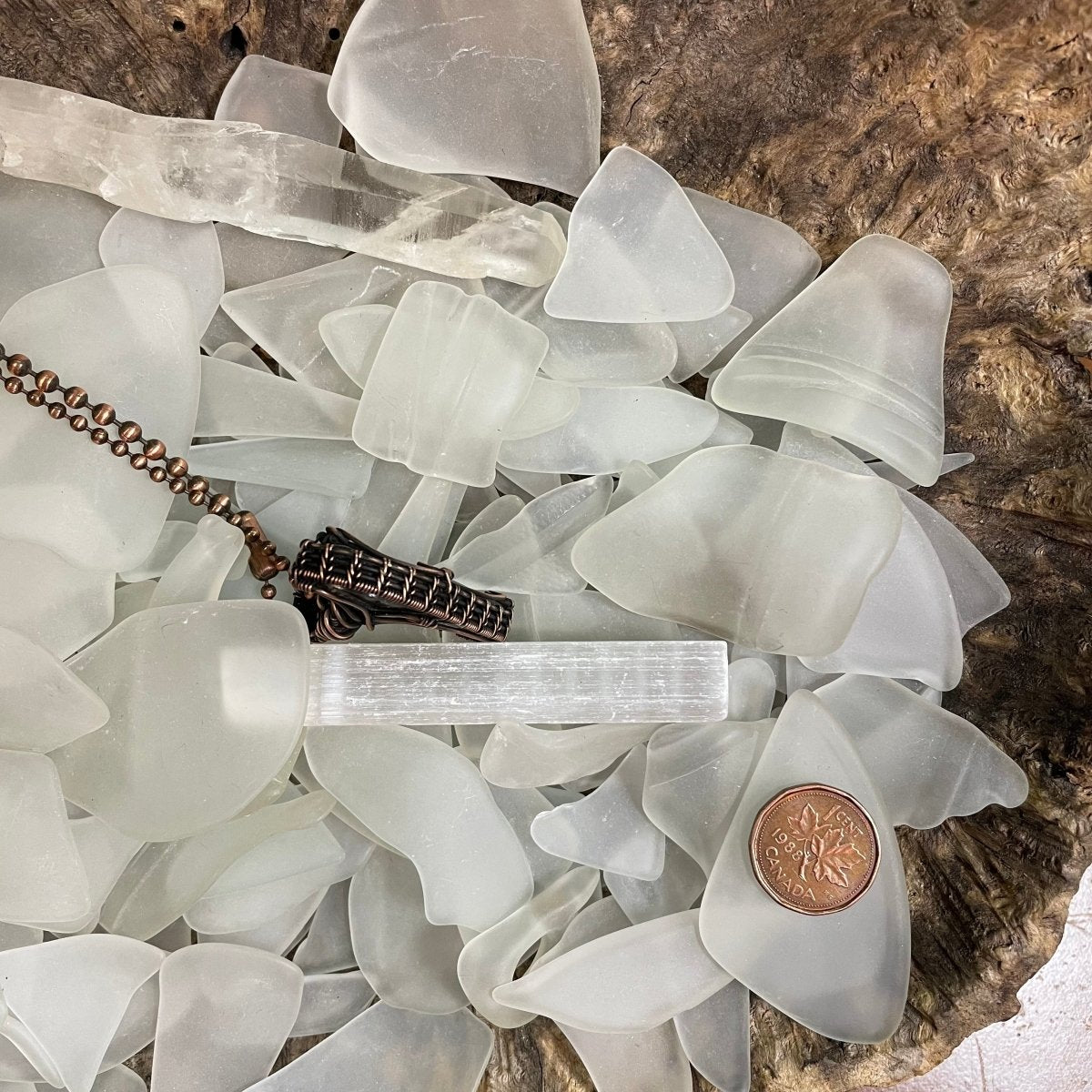 Labradorite Necklace - Mother Of Metal - For Her - For Necks - labradorite-Necklaces