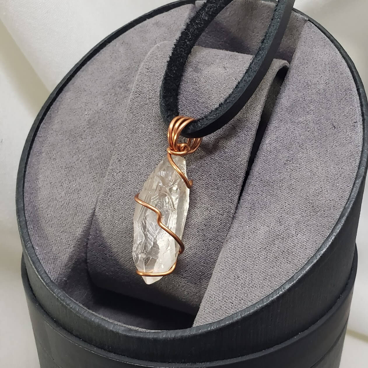 Lemurian Light Crystal Pendant - Mother Of Metal - For Her - For Him - For Necks-Charms & Pendants