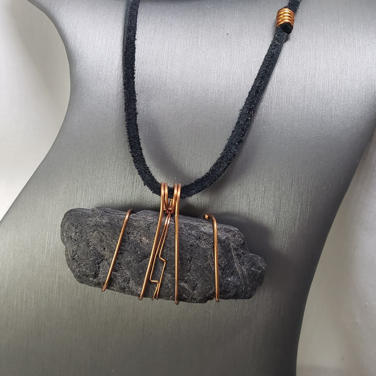 Petrified Wood Necklace - Mother Of Metal - Bay of Fundy Collection - For Her - For Him-Necklaces